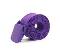 Rodsah Bunter 3,2 cm breiter taktischer Nylongürtel, geflochtener Canvas-Bund für Freizeitkleidung,Lila,70cm