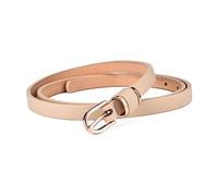 Rodsah Dünner Ledergürtel für Damen, 1,5 cm breit, minimalistischer Kleidergürtel, lässiger Jeansbund,85cm