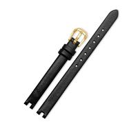 Rodsah Echtleder-Uhrenarmband für Damen, gekerbt, 10 x 3 mm / 12 x 3 mm, Uhrenzubehör für Damen,10mm - 3mm