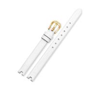 Rodsah Echtleder-Uhrenarmband für Damen, gekerbt, 10 x 3 mm / 12 x 3 mm, Uhrenzubehör für Damen,12mm - 3mm