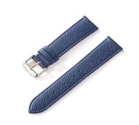 Rodsah Farbiges Lederarmband 13-24 mm, weiches Uhrenarmband für Herren und Damen, Uhrenzubehör,Königsblau,19mm