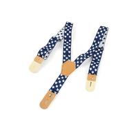Rodsah Verstellbare Hosenträger mit Knöpfen, 2,5 cm breit, Kinder-Hosenträger für Kleidung, dekorative Accessoires,Blau,65x2.5cm