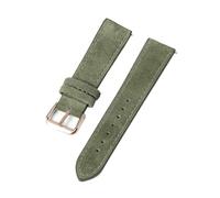 Rodsah Vintage Wildleder-Armband mit Schnellverschluss - 18-24 mm - Ersatzarmband,18mm