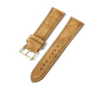 Rodsah Vintage Wildleder-Armband mit Schnellverschluss - 18-24 mm - Ersatzarmband,18mm