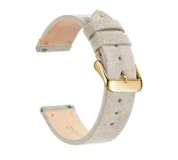Rodsah Wildleder-Uhrenarmband, 14-16 mm, 18-20 mm, Schnellverschluss-Uhrenarmband, Uhrenzubehör,16mm