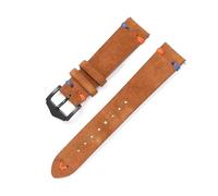 Rodsah Wildleder-Uhrenarmband 20 mm 22 mm Vintage-Armband Ersatz-Uhrenarmband für Herrenuhrenzubehör,22mm