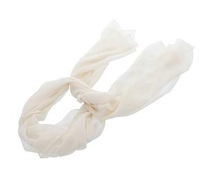 ROECKL Classic Georgette Scarf Cream