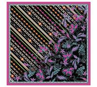 Roeckl Damen Charming Florals 100x100 Tuch, Black Multi, Einheitsgröße