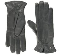 Roeckl Damen Klassiker - gerafft Handschuhe, per pack Braun (Stone 060), 8 (Herstellergröße: 8)