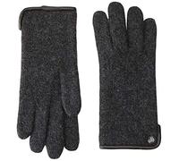 Roeckl Klassischer Damen Walkhandschuh aus Schurwolle, Anthrazit (90) 16 cm (6)