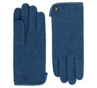 ROECKL - FELTED WOOL Damen Handschuh Walk Felted Wool Jeans Bleu - Gr. - 7