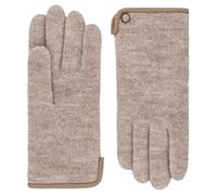 ROECKL - FELTED WOOL Damen Handschuh Walk Felted Wool Mink Beige - Gr. - 6