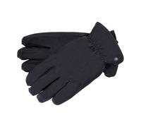 Roeckl Herren sportive Leder Handschuhe mit Fleece Futter Schwarz, 8.5