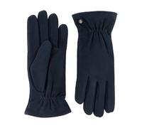 Roeckl Handschuhe - Handschuhe Strassburg aus Veloursleder - Gr. 7,5 - in Blau - für Damen