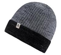 Roeckl Herren Two-Tone Merino Mütze Stirnband, Grey/Black, Standard