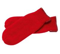 Roeckl klassischer Damen Walkfäustling aus Schurwolle - Rot (450) - 20,5 cm (7,5)