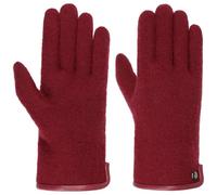 Roeckl Klassischer Damen Walkhandschuh aus Schurwolle - Rubinrot (490) - 20,5 cm (7,5)