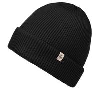 Roeckl Umschlagmütze mit Kaschmir Beanie Strickmütze Mütze Wollmütze Wintermütze Skimütze Damen/Herren - Umschlag, Umschlag Winter Herbst-Winter - One Size schwarz
