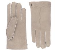 ROECKL - LAMMFELL Damen Handschuh D.lammie Langhr Malmoe Cashmere Schlamm - Gr. - 8