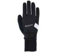 Roeckl - Atmungsaktive und winddichte Nordic-Skihandschuhe - Roeckl Lappi 2 Black White - Größe 7 - schwarz schwarz 7