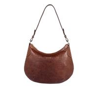 ROECKL Liberty Shoulderbag Croco S Saddle Brown