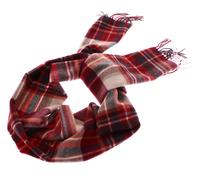 ROECKL Scottish Tartan Scarf Multi Red