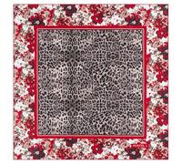 Roeckl Seiden Nicki Tuch Wild Gallery 53x53 43452-3230 multi red