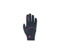 Roeckl Damen Elena 2 Handschuhe (Größe 6.5, schwarz)