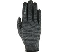 Roeckl Sports Lauf Handschuh JAVA, Running Unisex Fingerhandschuh, Anthrazit Melange 11
