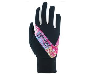 Roeckl Sports - Women's Eulach - Handschuhe, Gr. L EU 8, bunt (Black/PinkSplash)