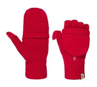 Roeckl Fingerlose Handschuhe mit Kaschmir Winterhandschuhe Wollhandschuhe (One Size - dunkelrot)