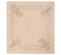 Roeckl Tuch Glitter Flowers, Almond, Beige