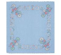Roeckl Tuch Glitter Flowers, Blau
