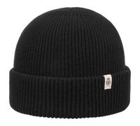 Roeckl Umschlagmütze mit Kaschmir Beanie Strickmütze Mütze Wollmütze Wintermütze Skimütze Damen/Herren - Umschlag, Umschlag Winter Herbst-Winter - One Size schwarz