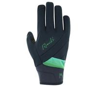 Roeckl Waldau 2 Damen Winter Fahrrad Handschuhe lang schwarz/grün 2027 6