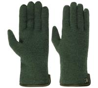 ROECKL - Handschuhe Damen Wolle Leder-Paspel Pine