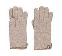 Roeckl Klassischer Damen Walkhandschuh aus Schurwolle, Beige (118) 17,5 cm (6,5)