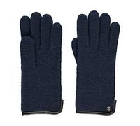 Roeckl Wollhandschuhe mit Lederpaspel Strickhandschuhe Wollhandschuhe (6 1/2 HS - blau)