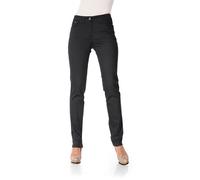 Röhrenhose, Damen, Gr. 19, Kurzgrößen, schwarz, 98% Baumwolle, 2% Elasthan, LINEA TESINI BY HEINE, unifarben, lang, Hosen (51775969-19) schwarz