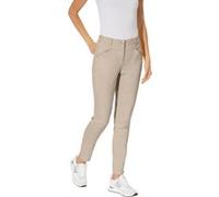 Stretch-Hose HEINE, Damen, Gr. 42, Normalgrößen, beige (sand), 72% Baumwolle, 25% Polyester, 3% Elasthan, unifarben, 7/8-Länge, Hosen (42659062-42) sand