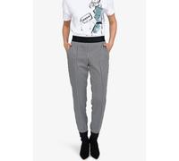 Röhrenhose SPORTALM KITZBÜHEL, Damen, Gr. 36, N-Gr, schwarz (schwarz weiß gemustert), Web, Obermaterial: 66% Polyester, 26% Polyamid, 8% Elasthan, gemustert, mehrfarbig, regular fit lang, Hosen Röhren