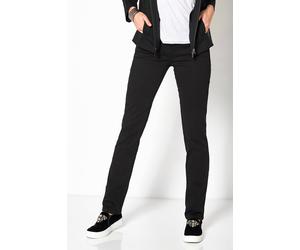 Röhrenhose TONI "TO BE LOVED", Damen, Gr. 17, K-Gr, schwarz, Denim/Jeans, Obermaterial: 68% Baumwolle, 29% Polyester, 3% Elasthan, unifarben, Basic, slim fit knöchellang, Hosen Röhrenhose, mit kleinen