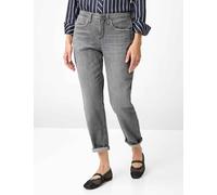 Röhrenjeans BRAX "Style MILEY S", Damen, Gr. 38L76, Langgrößen, hellgrau, Denim/Jeans, 99% Baumwolle, 1% Elasthan, Jeans (75873068-76) hellgrau