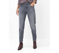 Röhrenjeans BRAX "Style MILEY S", Damen, Gr. 42, Normalgrößen, hellgrau, Denim/Jeans, 92% Baumwolle, 8% Elastomultiester, Jeans (11682707-42) hellgrau