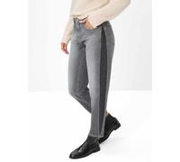 Röhrenjeans BRAX "Style MILEY S", Damen, Gr. 44, Normalgrößen, hellgrau, Denim/Jeans, 95% Baumwolle, 3% Elastomultiester, 2% Elasthan, Jeans (19030645-44) hellgrau