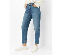 Röhrenjeans BRAX "Style MILEY S", Damen, Gr. 44K (22), Kurzgrößen, blau, Denim/Jeans, 92% Baumwolle, 8% Elastomultiester, Jeans (79086764-22) blau