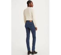 Röhrenjeans LEVI'S "312 SHAPING SLIM", Damen, Gr. 32, Länge 30, blau (lapis amidst), Denim/Jeans, Obermaterial: 60% Baumwolle, 23% Viskose, 16% Polyester, 1% Elasthan, slim fit lang, Jeans Röhrenjeans