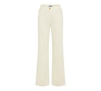 Röhrenjeans RAPHAELA BY BRAX "Style PEGGY FLARED", Damen, Gr. 46K (23), Kurzgrößen, ecru, Denim/Jeans, 76% Baumwolle, 21% Polyester, 3% Elasthan, Jeans (26920247-23) ecru