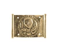 Römische Gürtelplatte mit Menschenkopf