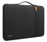 ROEPHY Laptop Tasche 15-15,6 Zoll Stoßfest Slim Laptop Sleeve Schutzhülle für MacBook Pro 16" M4/M3/M2, Dell XPS 15/16, HP Envy 15, Lenovo IdeaPad 5 / Flex 5, Schwarz
